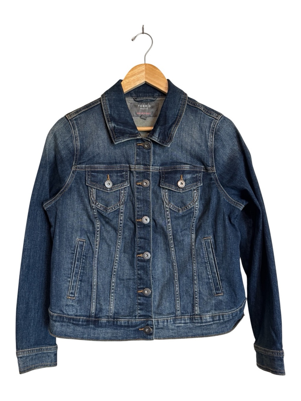 TORRID Dark Blue Denim Jean Jacket